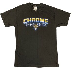 Vintage Harley-Davidson Chrome Fever Stone Mountain GA T-Shirt Black Small USA
